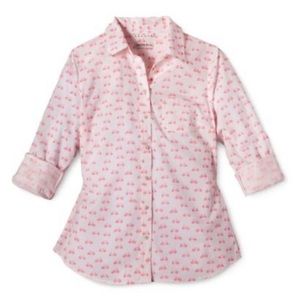 Mini Bicycle Print Blouse